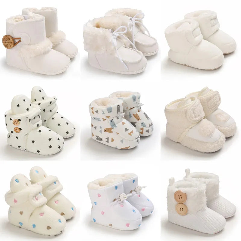 Cozy Baby Winter Boots Fluffy First Walkers