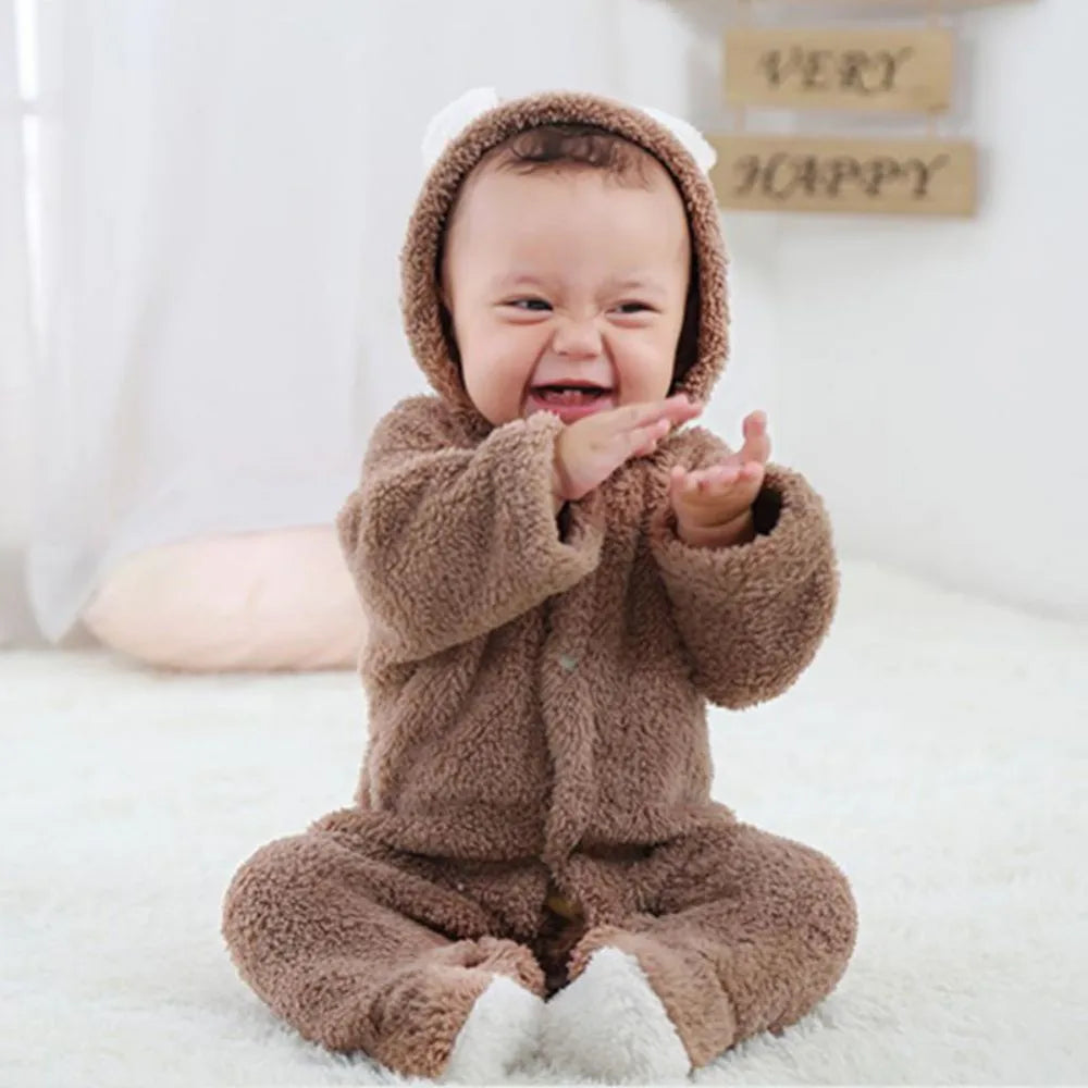 CuddleCub Baby Winter Jumpsuit Paw Protection