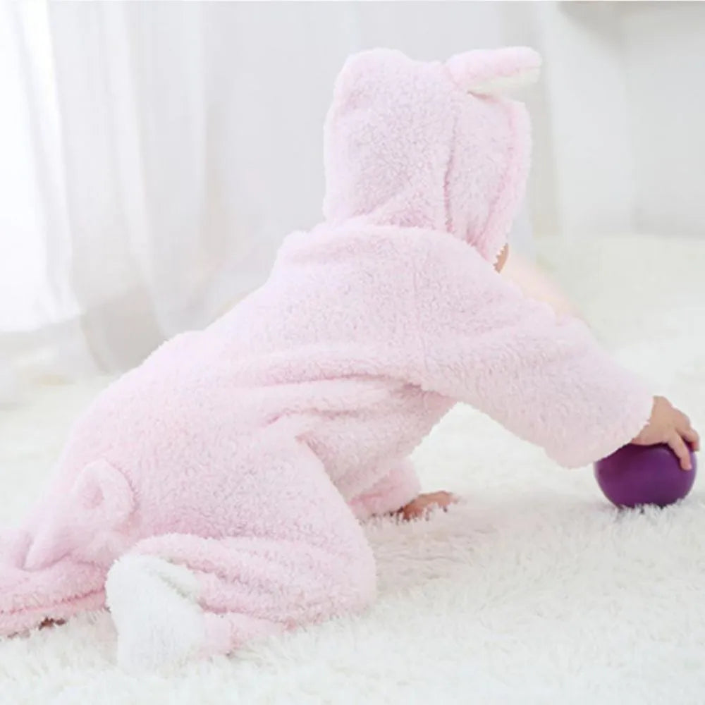 CuddleCub Baby Winter Jumpsuit Paw Protection