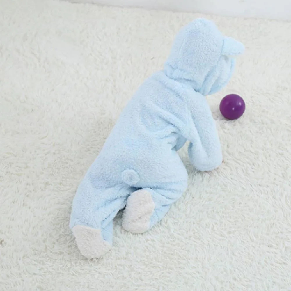 CuddleCub Baby Winter Jumpsuit Paw Protection