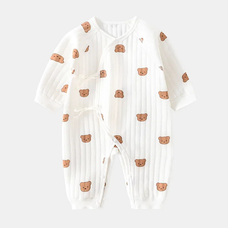 Baby Winter long sleeve jumpsuit Thelittlebearcub