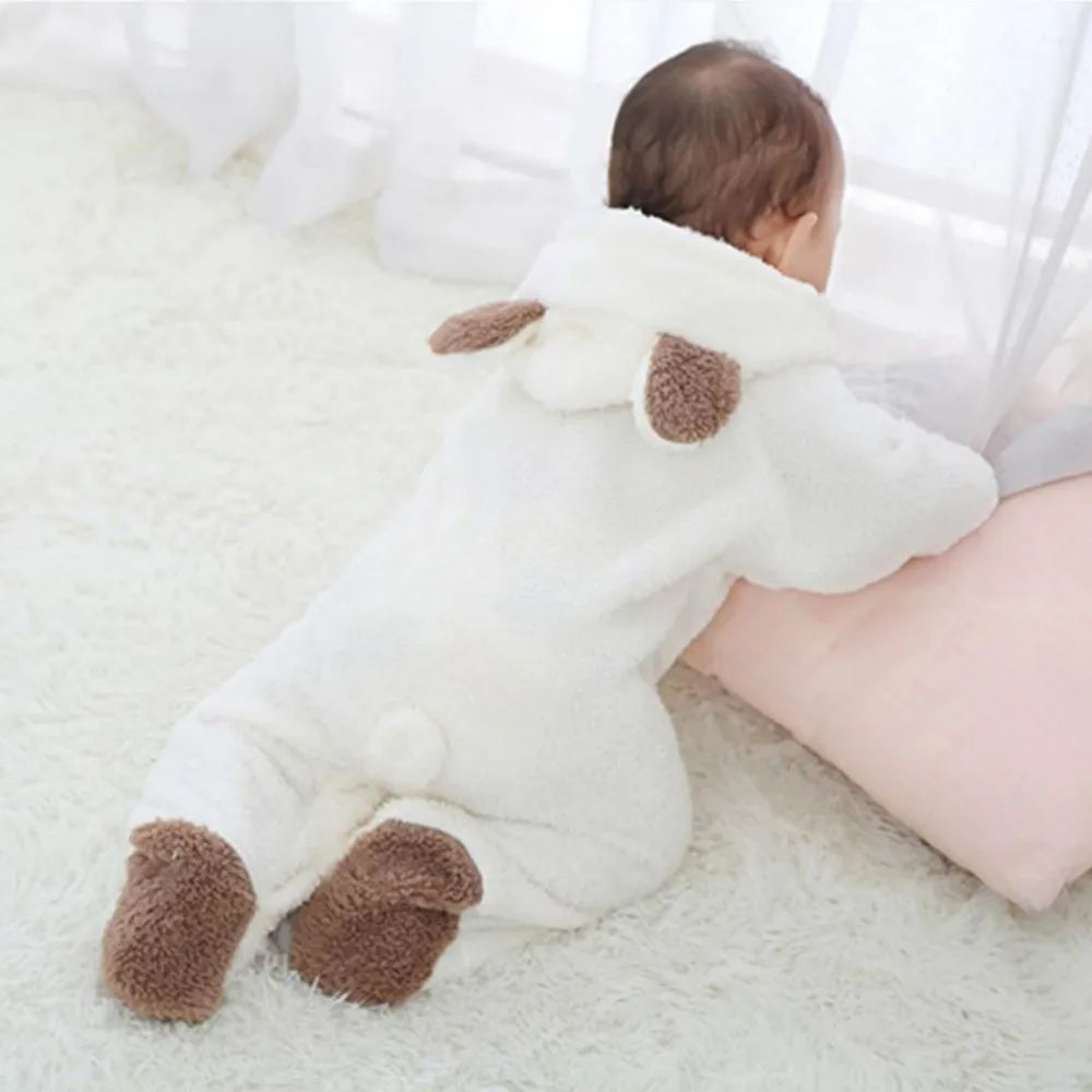 CuddleCub Baby Winter Jumpsuit Paw Protection