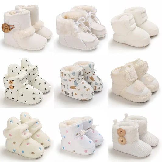 Cozy Baby Winter Boots Fluffy First Walkers