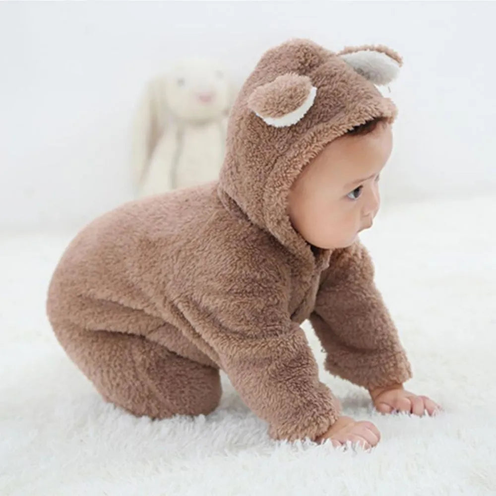 CuddleCub Baby Winter Jumpsuit Paw Protection