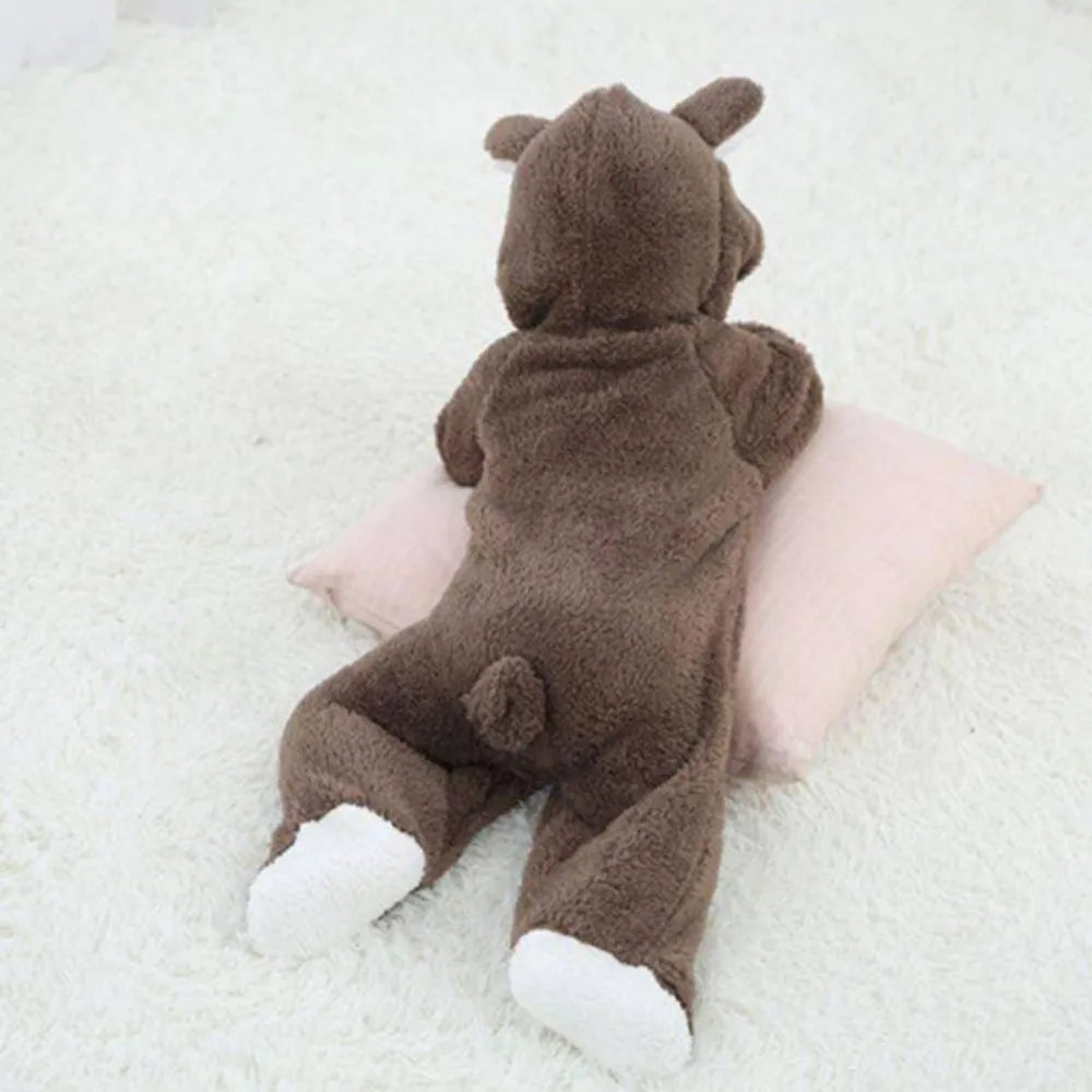 CuddleCub Baby Winter Jumpsuit Paw Protection