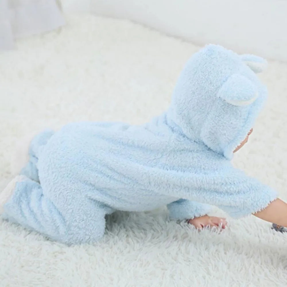 CuddleCub Baby Winter Jumpsuit Paw Protection