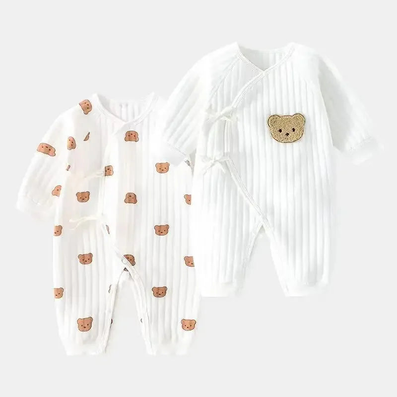 Baby Winter long sleeve jumpsuit Thelittlebearcub