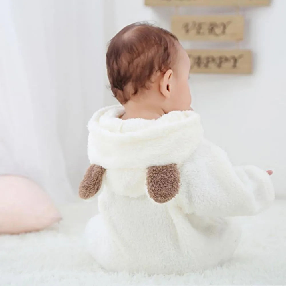 CuddleCub Baby Winter Jumpsuit Paw Protection